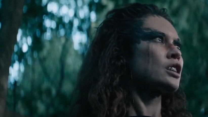 Boudica in traditional make up