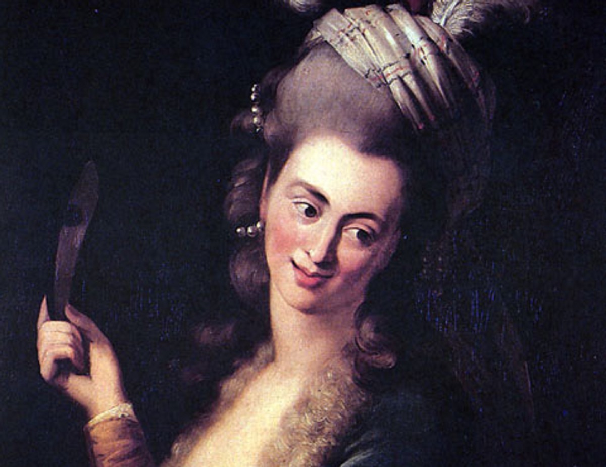 Portrait painting of Aloysia Weber - 18th century