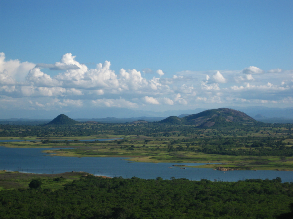 Part of Chicamba Dam, Manica province in Mozambique. View from Messica towards the South