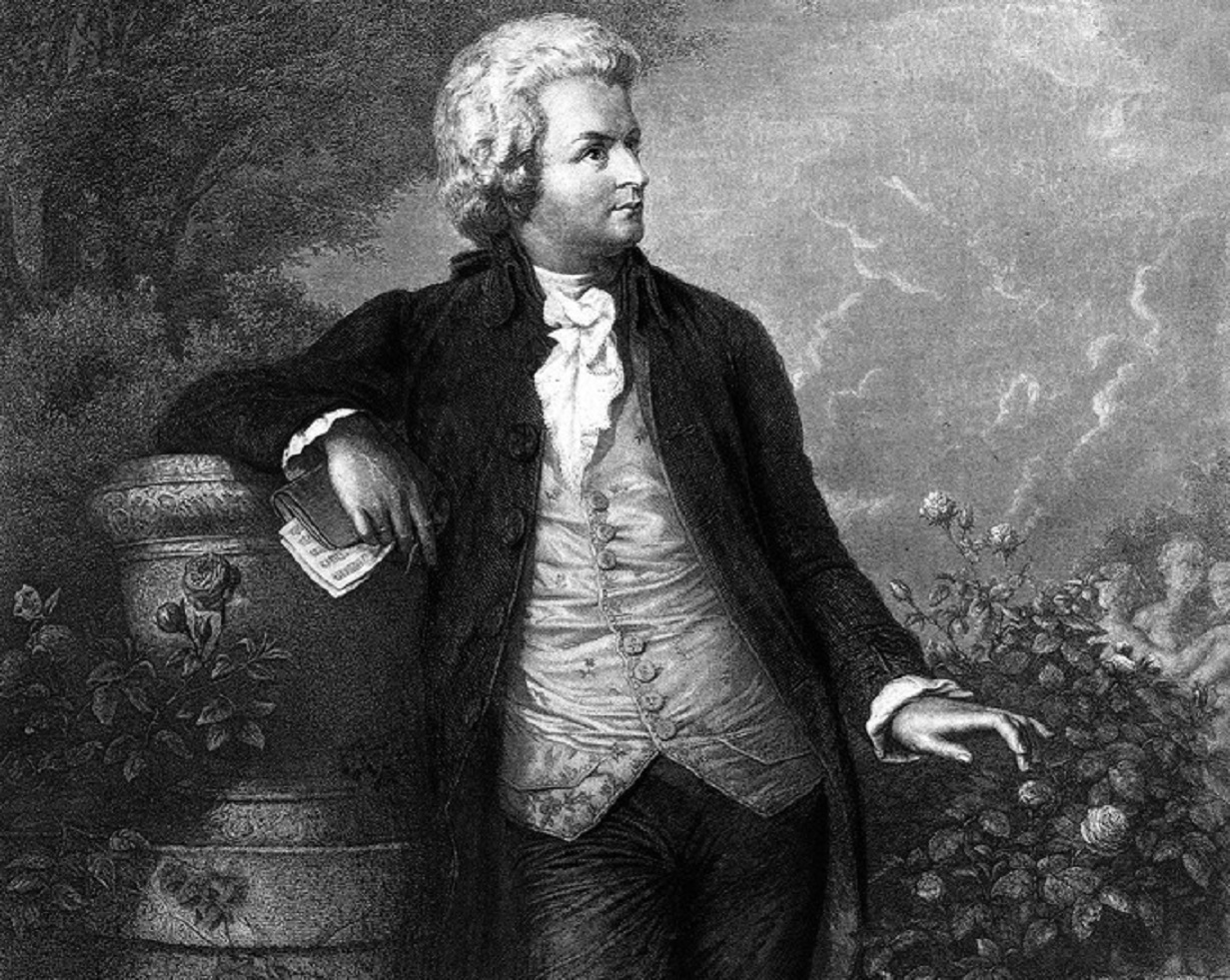 Mozart in Salzburg. Photogravure - before 1900