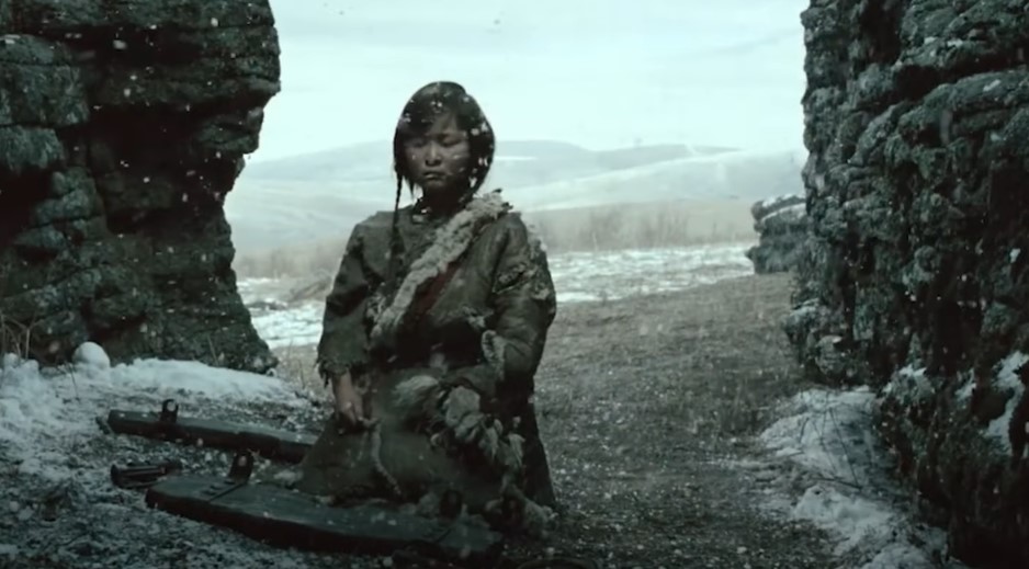 Genghis Khan as a boy as depicted in the movie