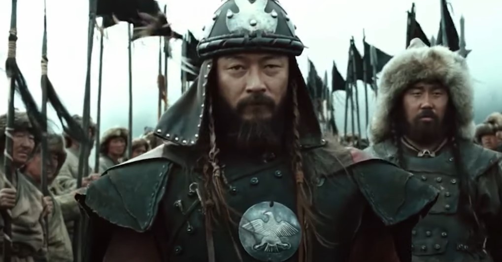 Adult Genghis Khan as depicted in the movie
