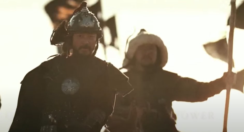Adult Genghis Khan as depicted in the movie