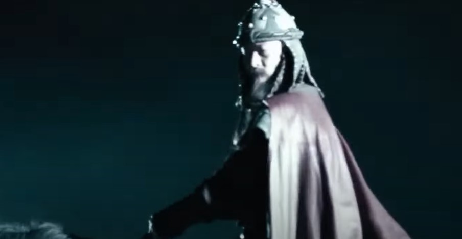 Adult Genghis Khan as depicted in the movie