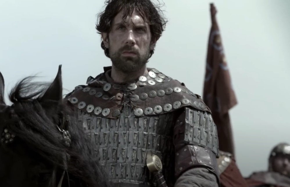 Alexander Wüst as Charlemagne in traditional clothes