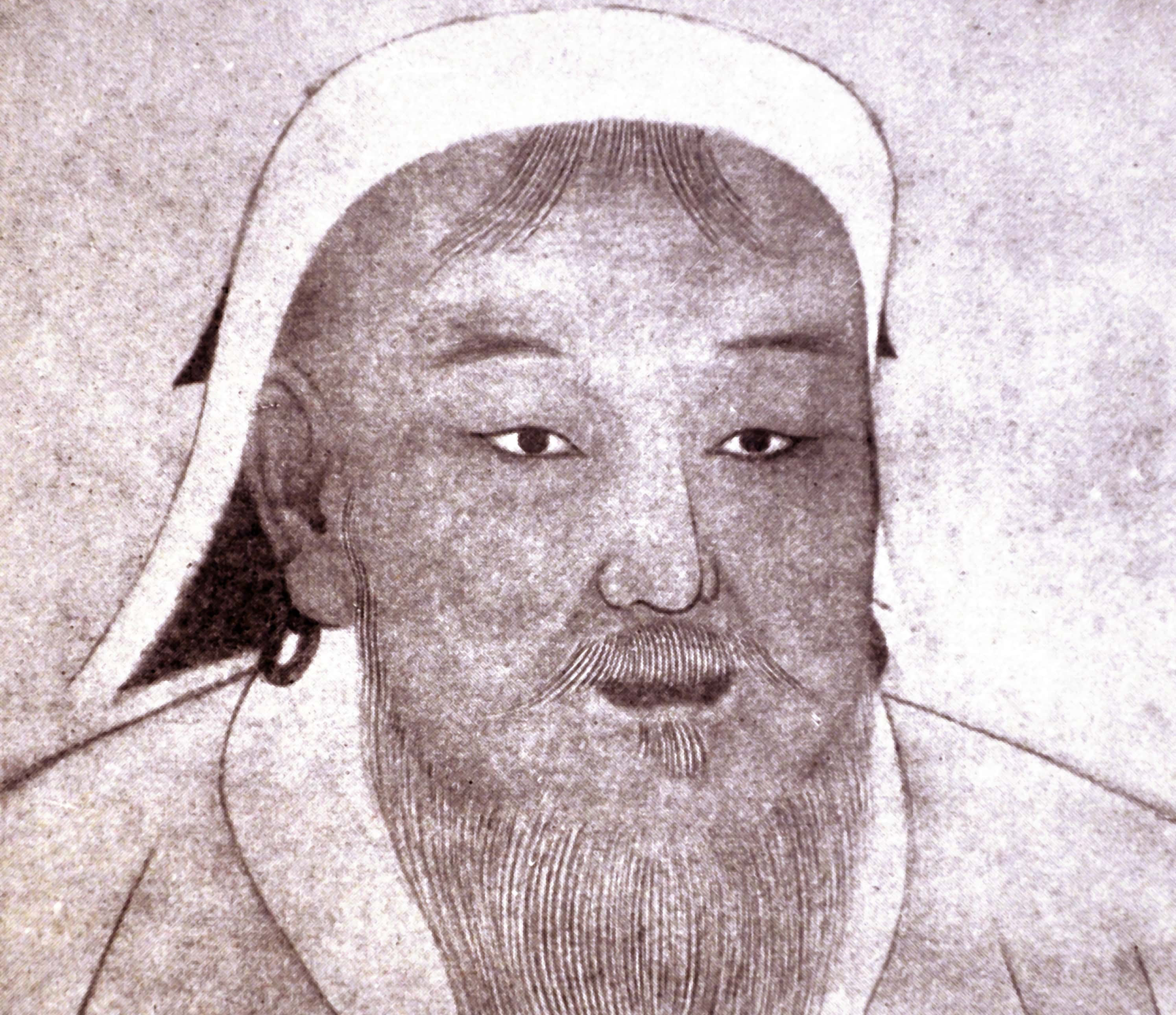 Genghis Khan, 14th century portrait