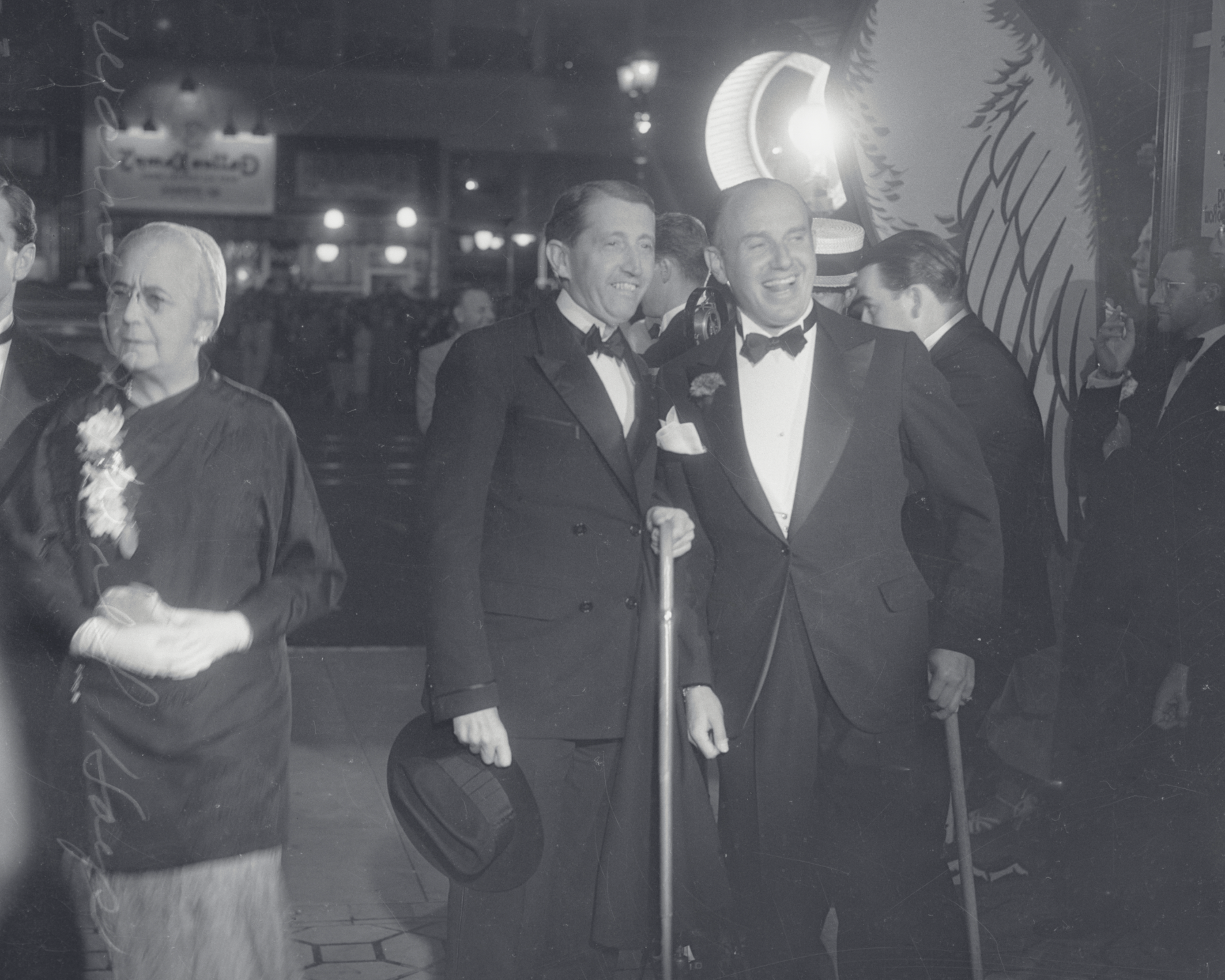 Jack Warner with Will Hays