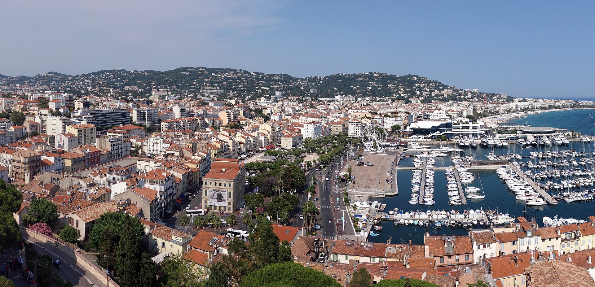 Cannes from Suquet Tower
