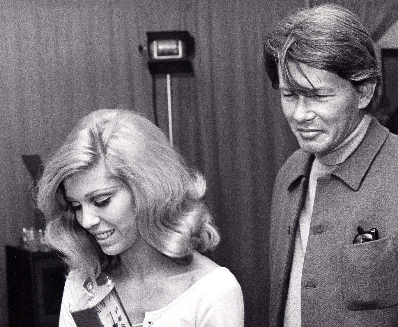 Nancy Sinatra and husband Hugh Lambert  - 1970