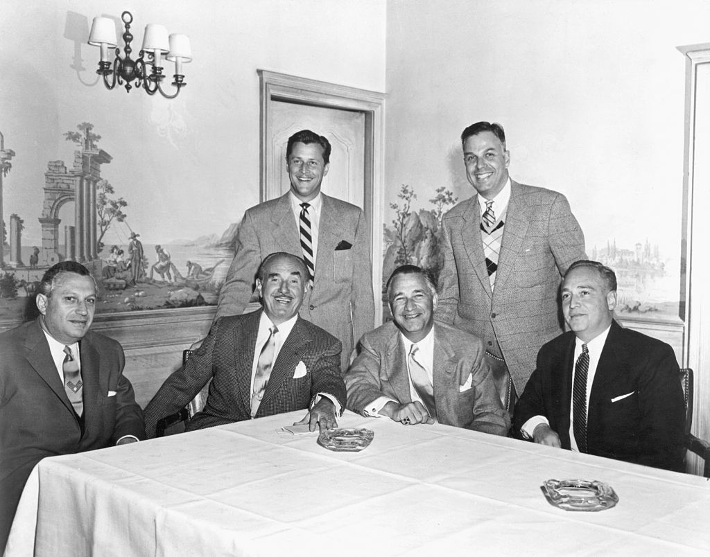 Jack M. Warner and father