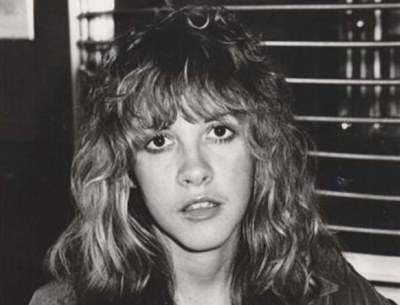 B&W Portrait of Stevie Nicks - 1977