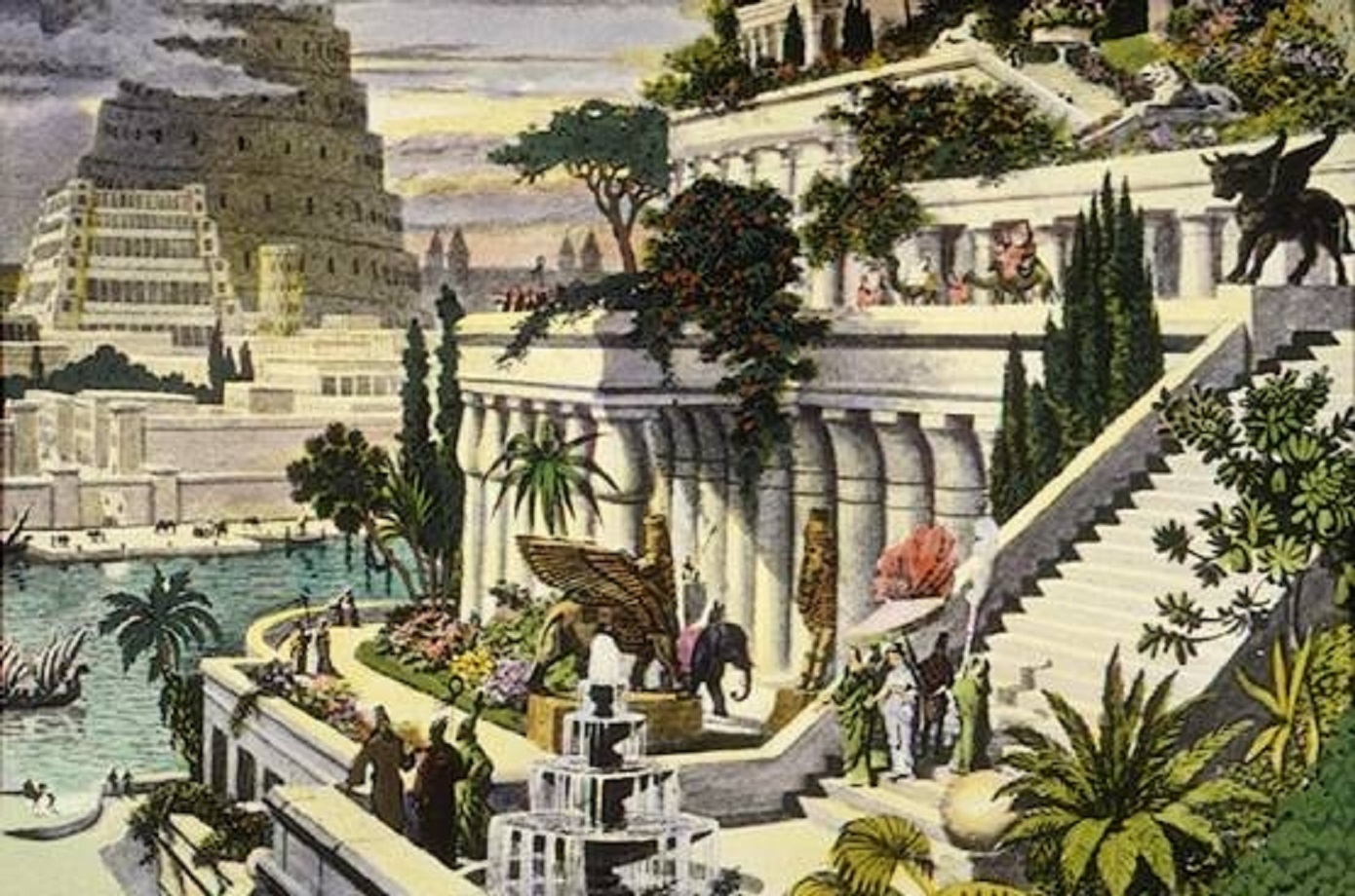 Hanging Gardens of Babylon.