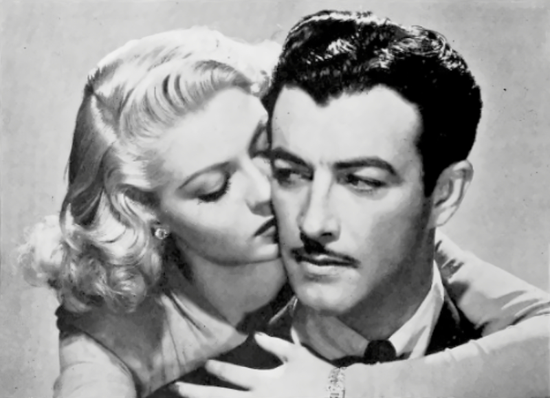 Lana Turner And Robert Taylor Portrait from Johnny Eager (1942)