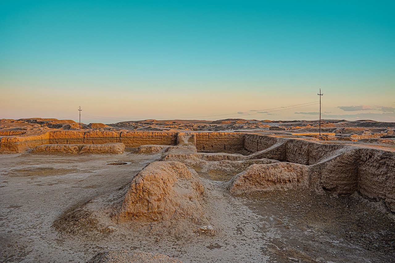 Old walls of Ashur city - 2021