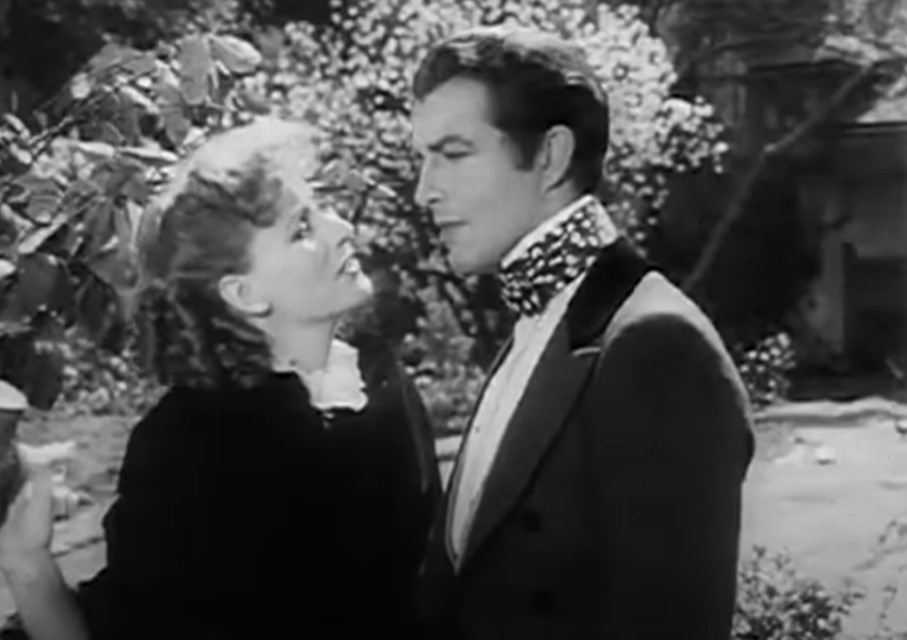 Greta Garbo and Robert Taylor