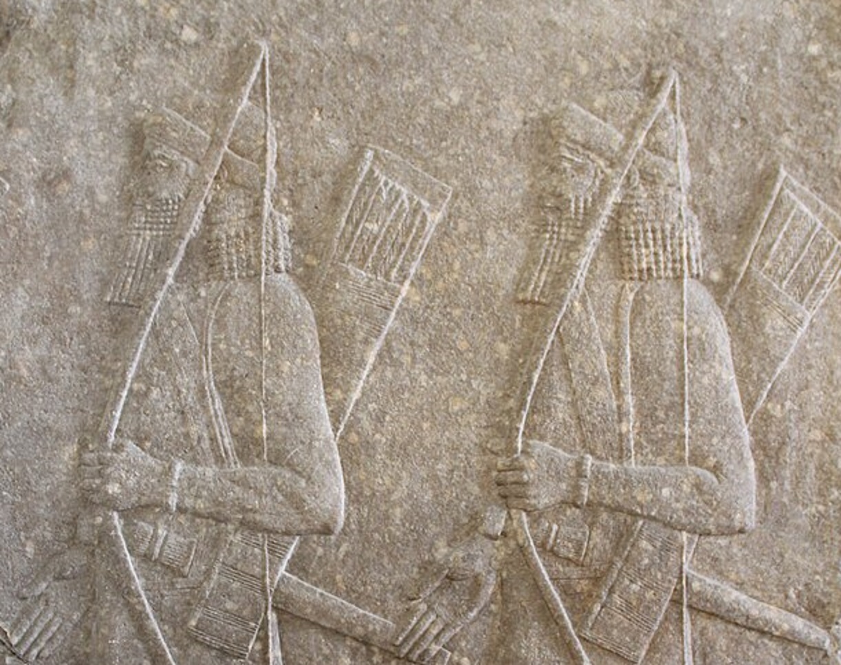 Ancient Assyria Armed Soldiers - (704-689 Bc)