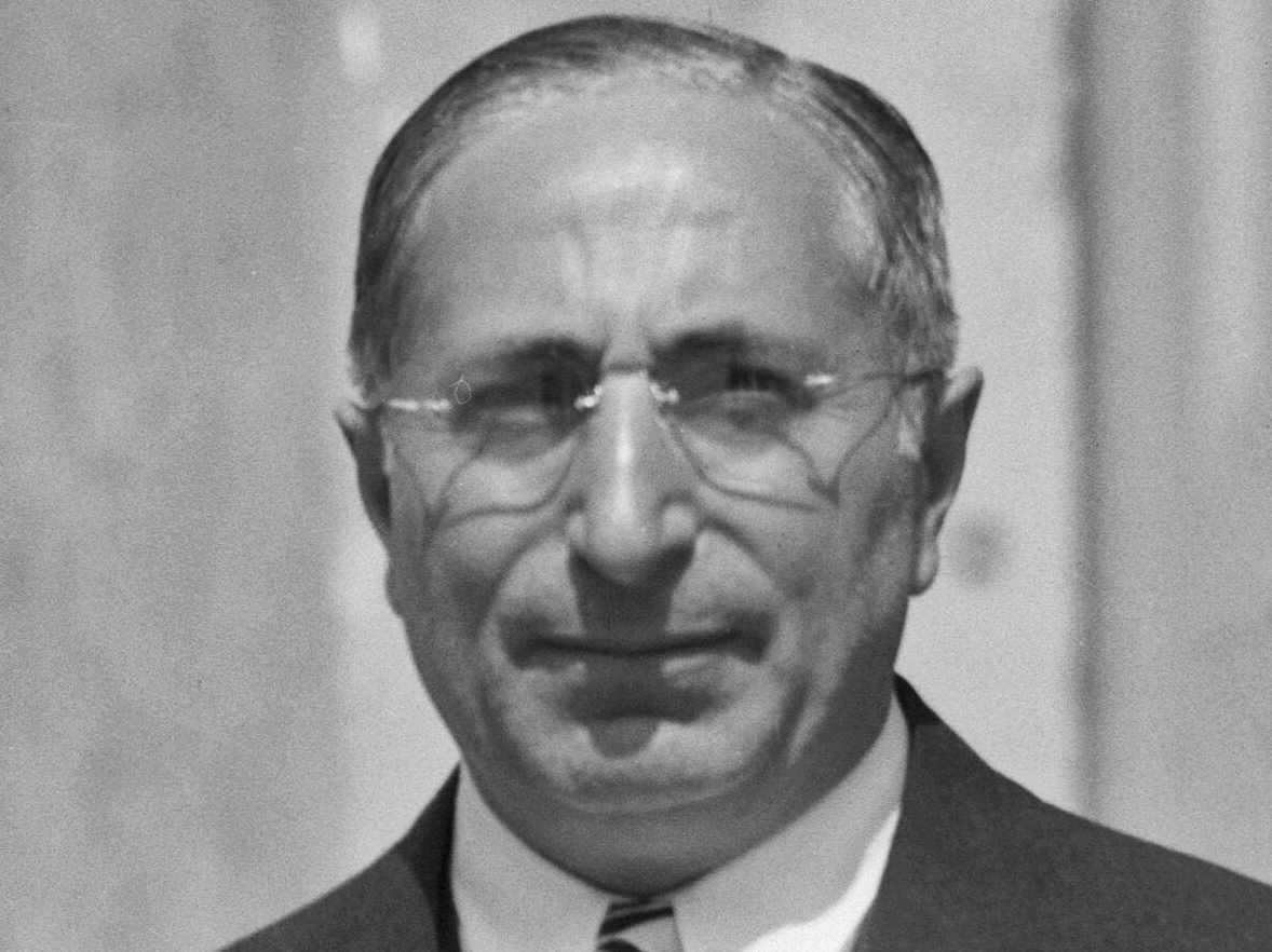 Louis B Mayer portrait in suit