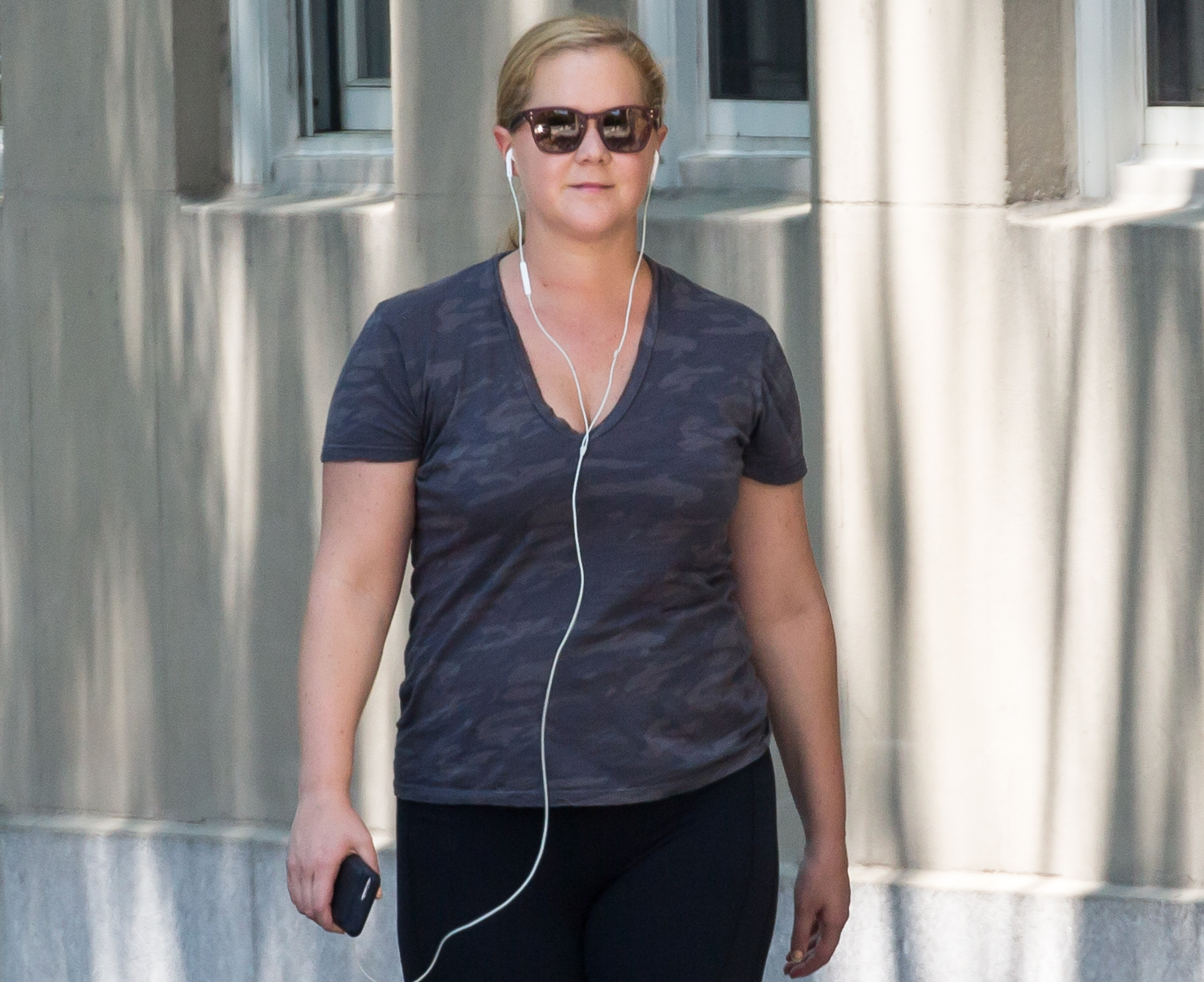 Amy Schumer is seen heading to her gym