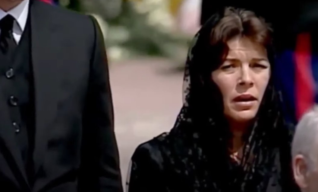 Caroline of Monaco in black