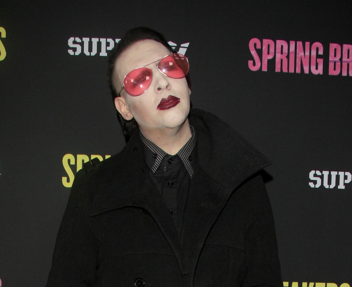 Marilyn Manson arrives at the 'Spring Breakers