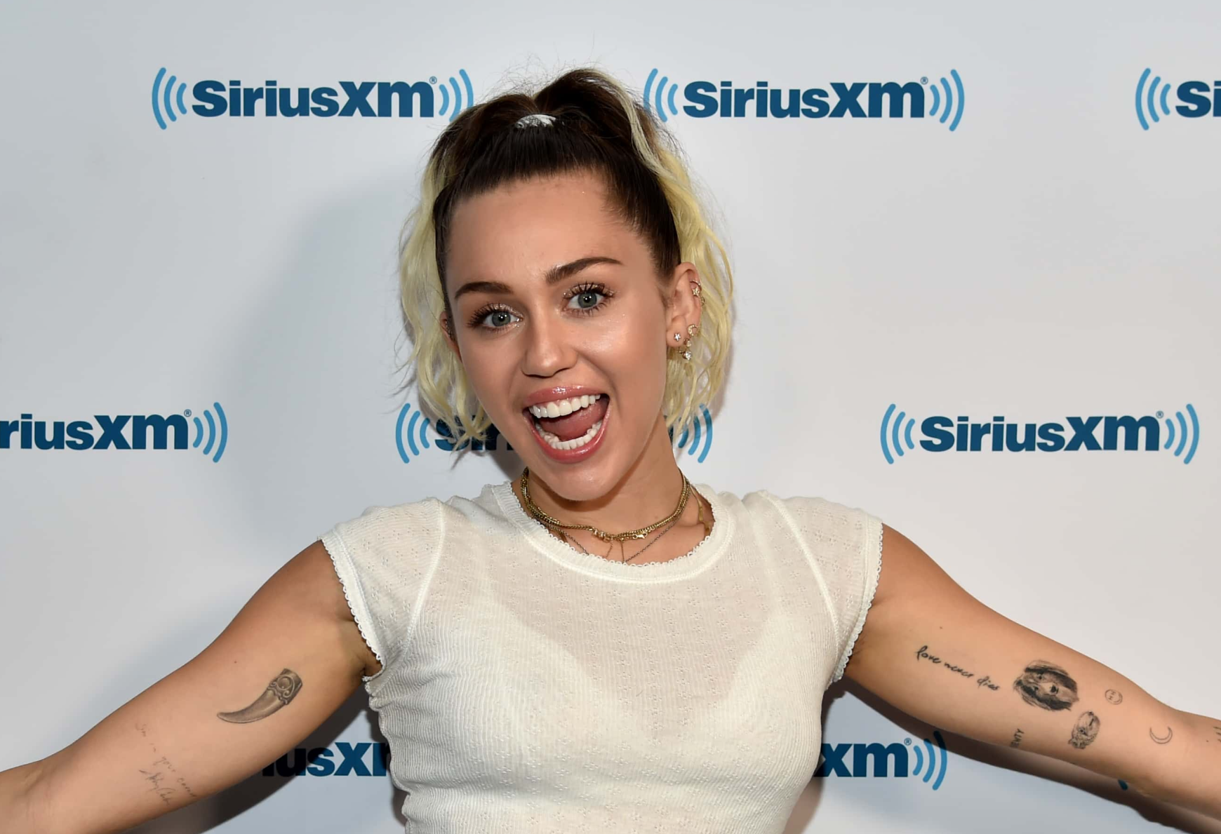 Singer/actress Miley Cyrus Visits 