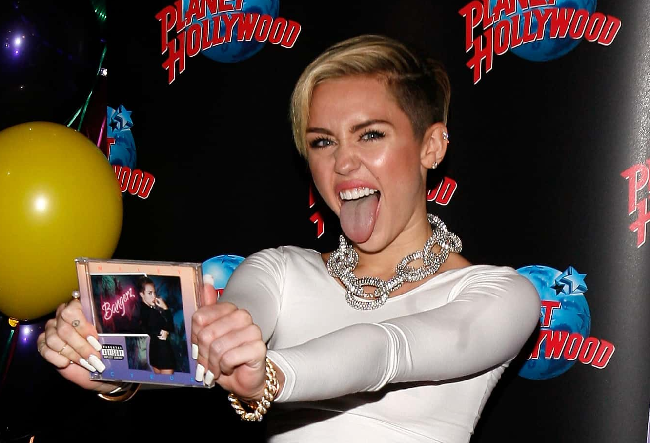 Singer Miley Cyrus attends her 