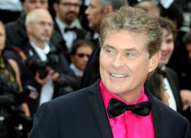 David Hasselhoff in suit