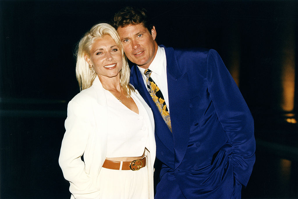 Actor David Hasselhoff and his wife Pamela Bach