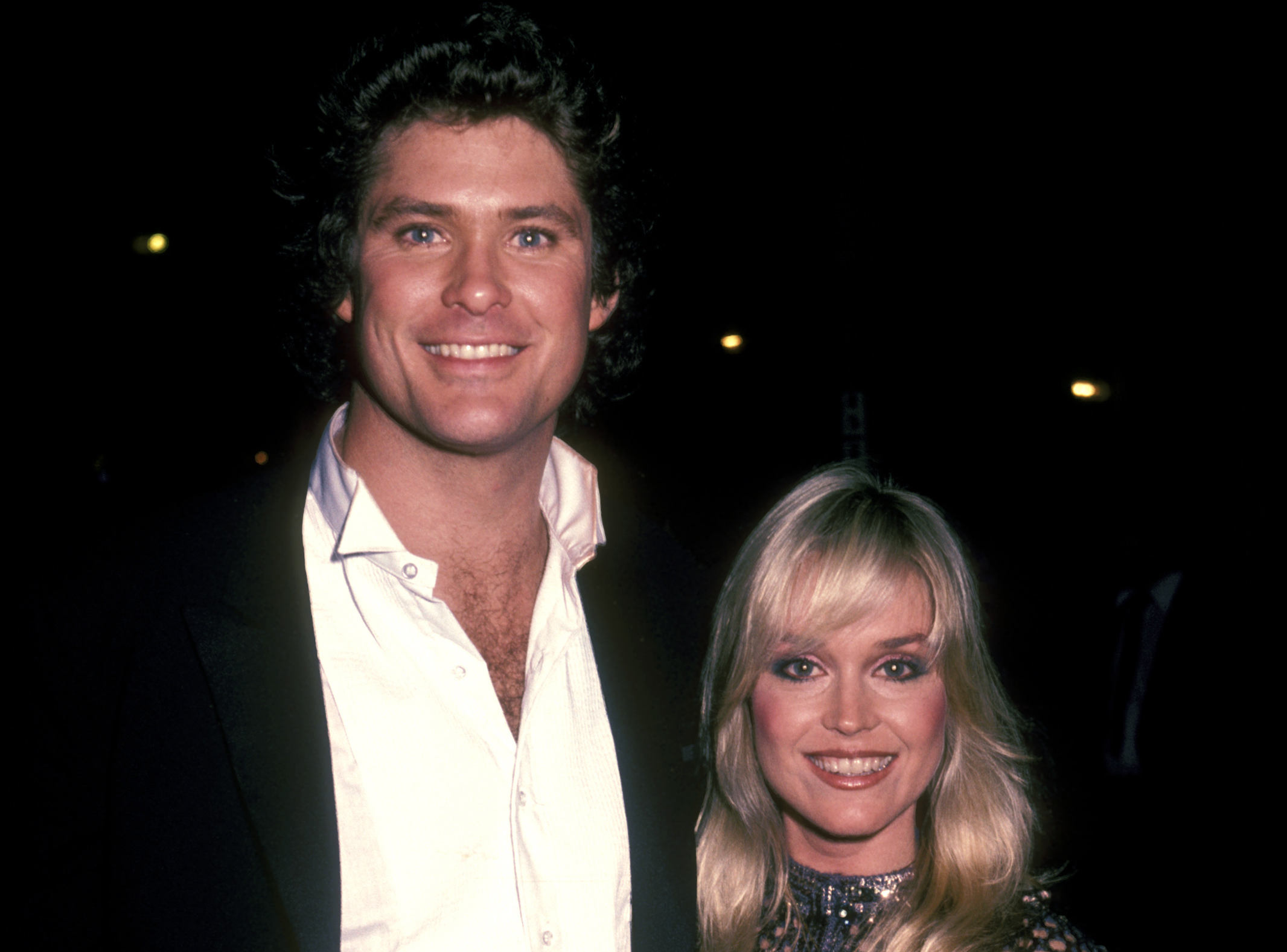 David Hasselhoff and Catherine Hickland