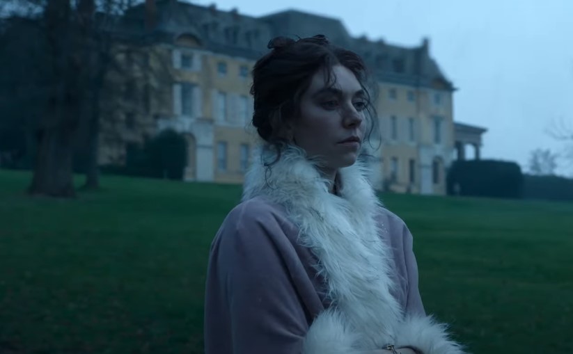 Empress Josephine in pink coat