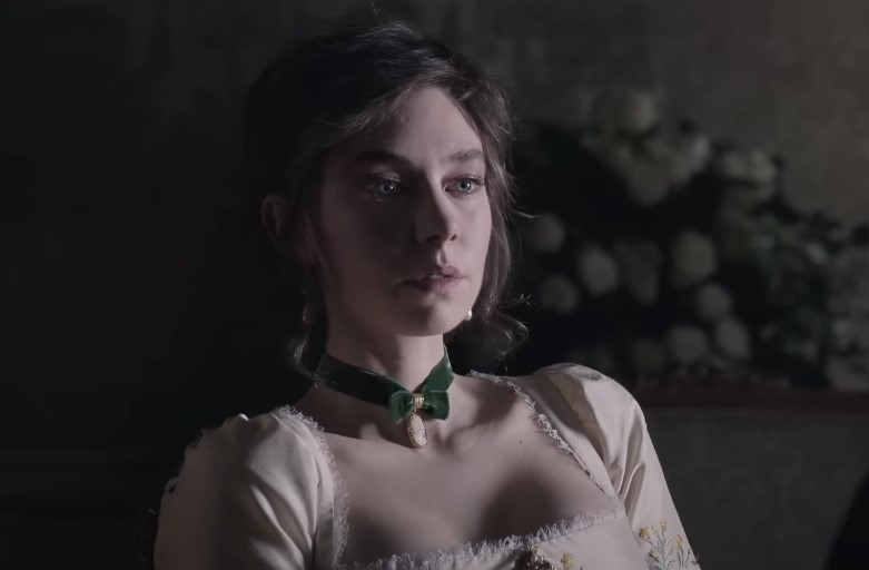 Empress Josephine in white dress and jewels