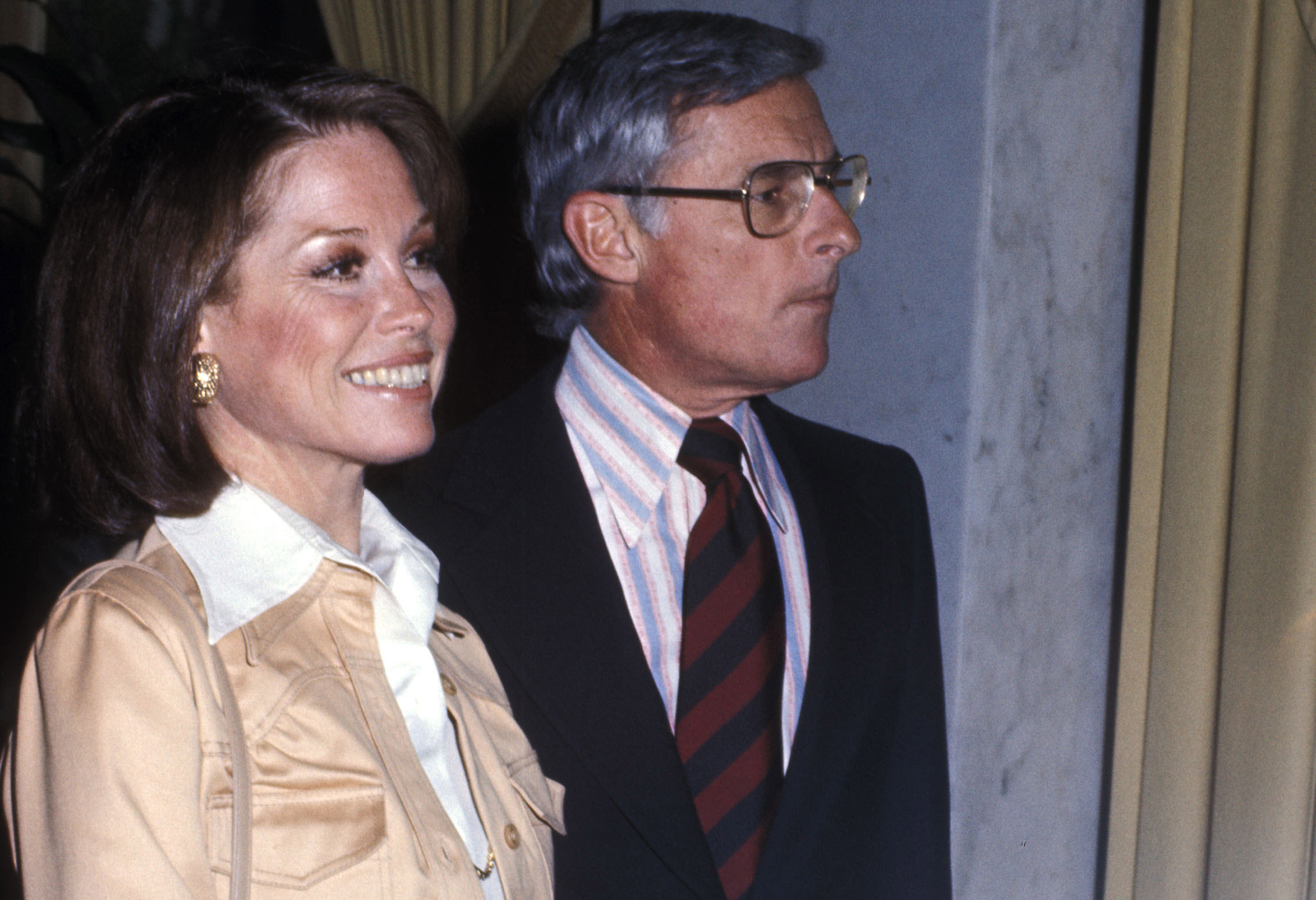 Actress Mary Tyler Moore and husband producer Grant Tinker attend an event