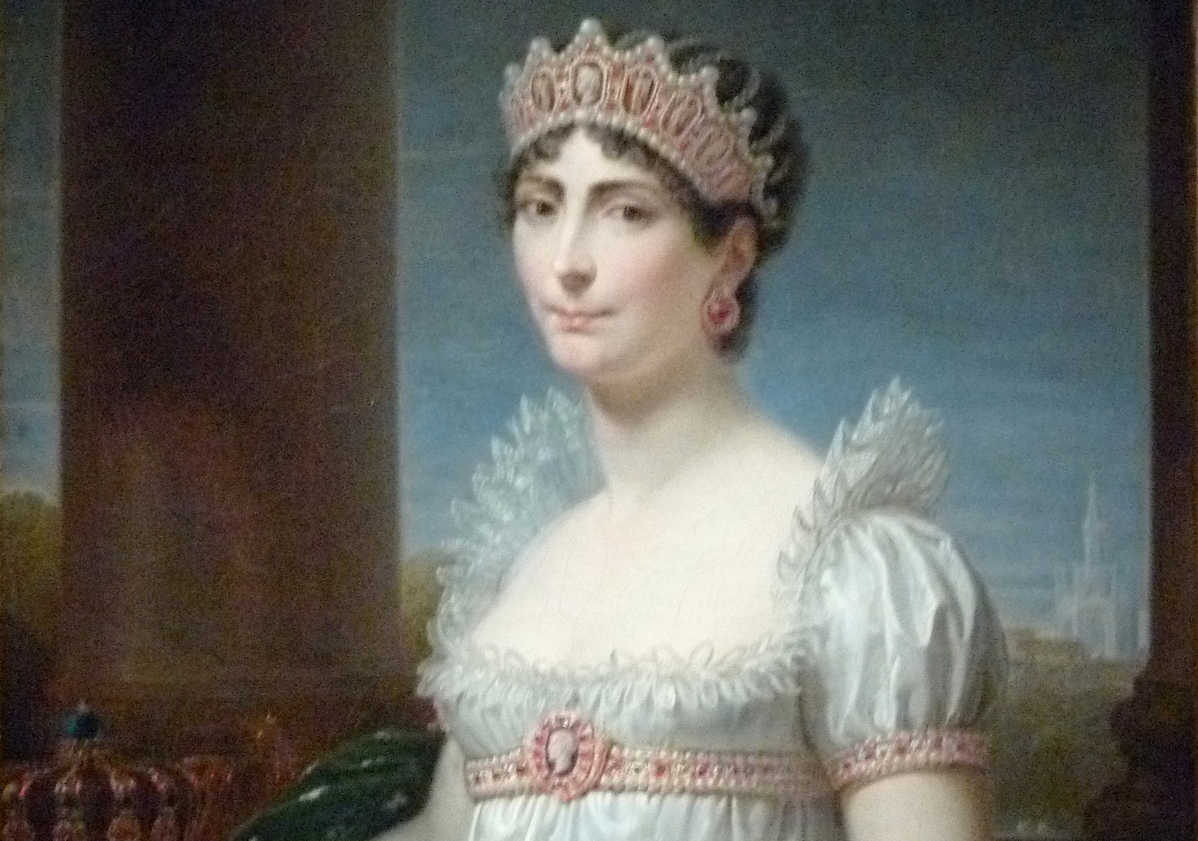 Empress Josephine in white dress