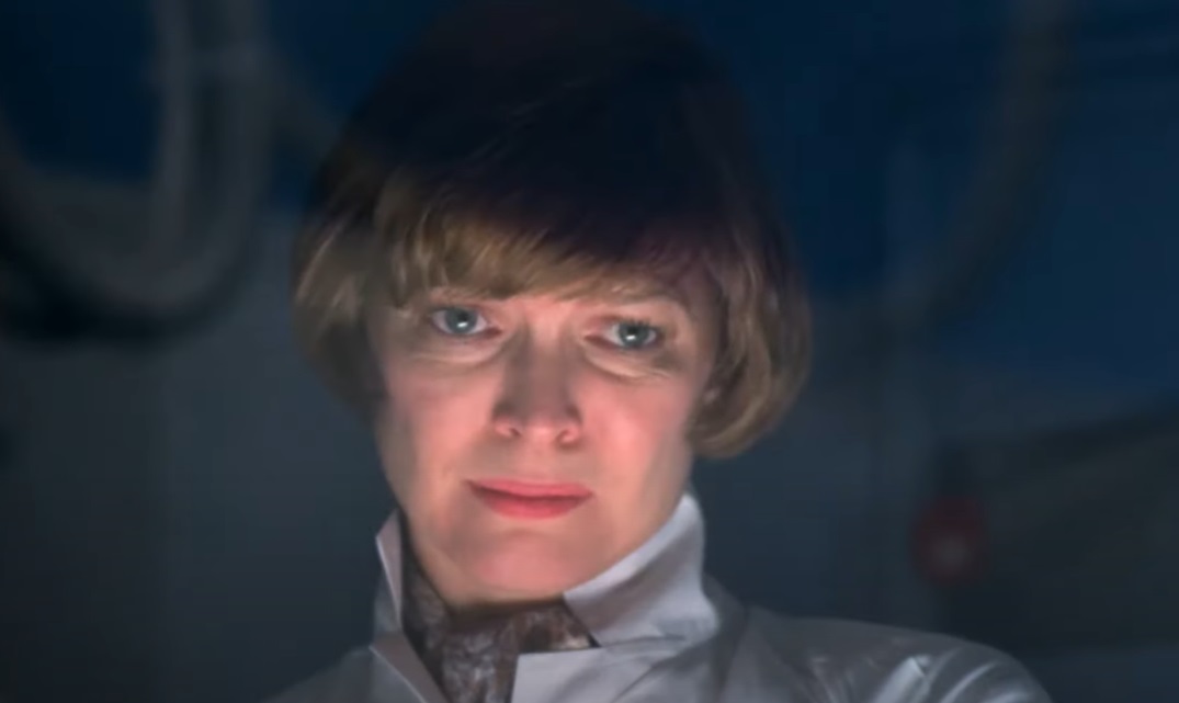 Portrait Photo of the American Actress Ellen Burstyn from the movie The Exorcist, wearing white shirt