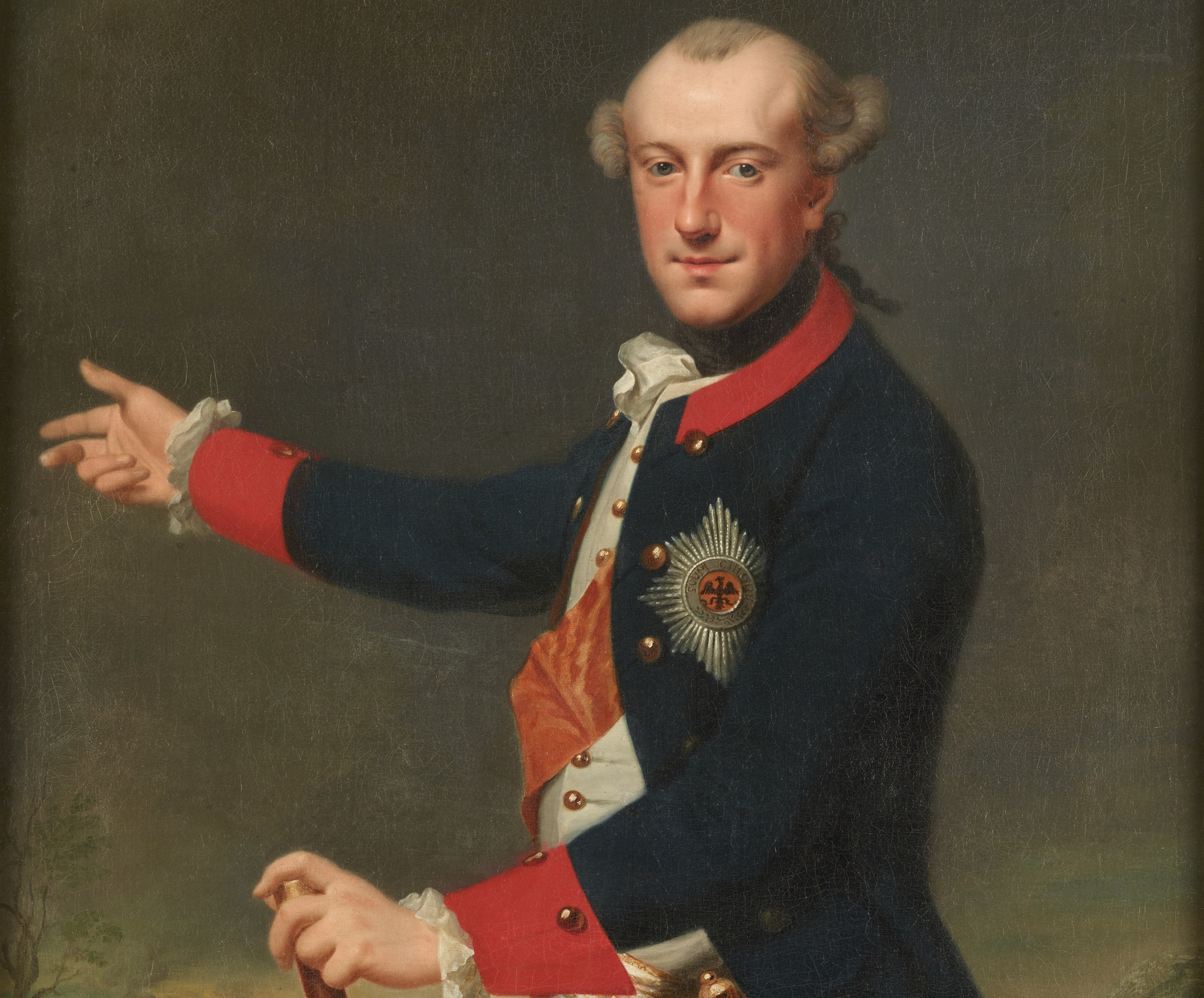 Charles William Ferdinand of Brunswick in blue uniform