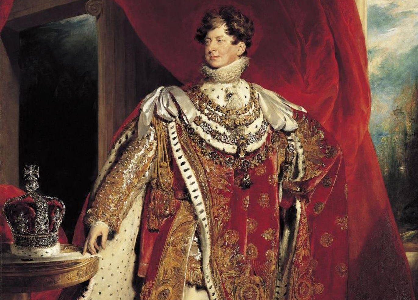 King George IV of the United Kingdom in Coronation Robes