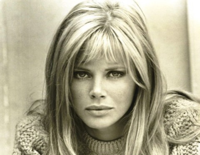 Britt Ekland in sweater
