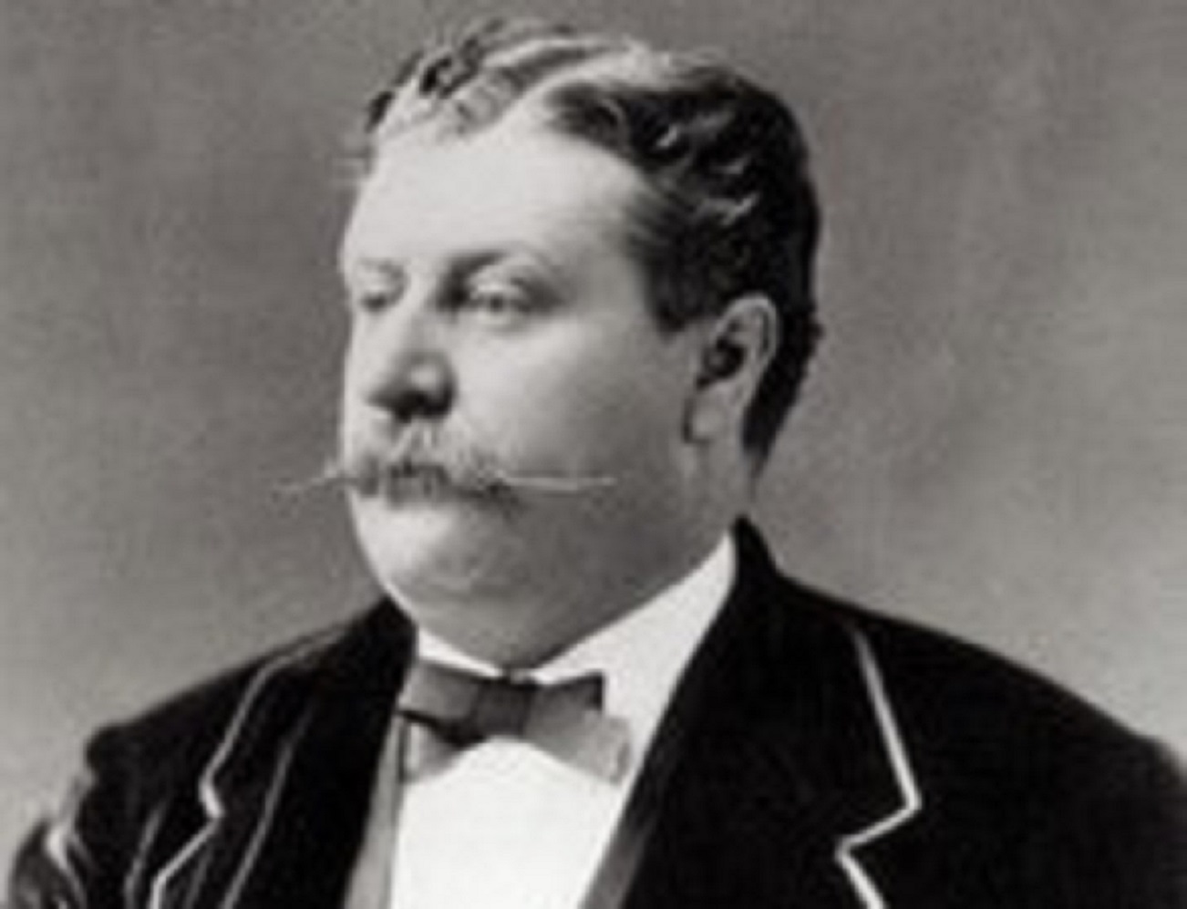 B&W portrait of  James Fisk - mid-19th century