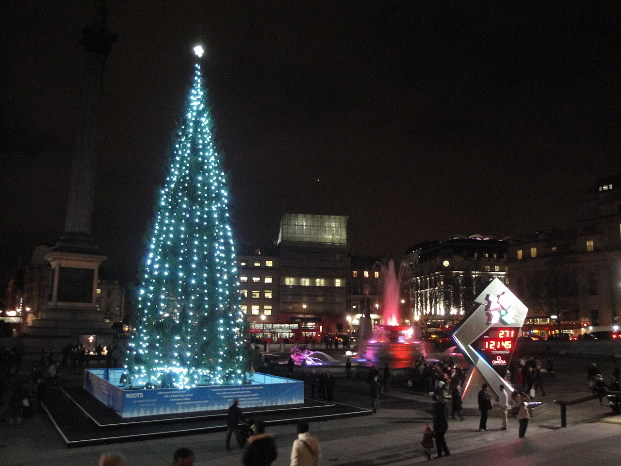 Trafalgar Square Christmas Tree 2011