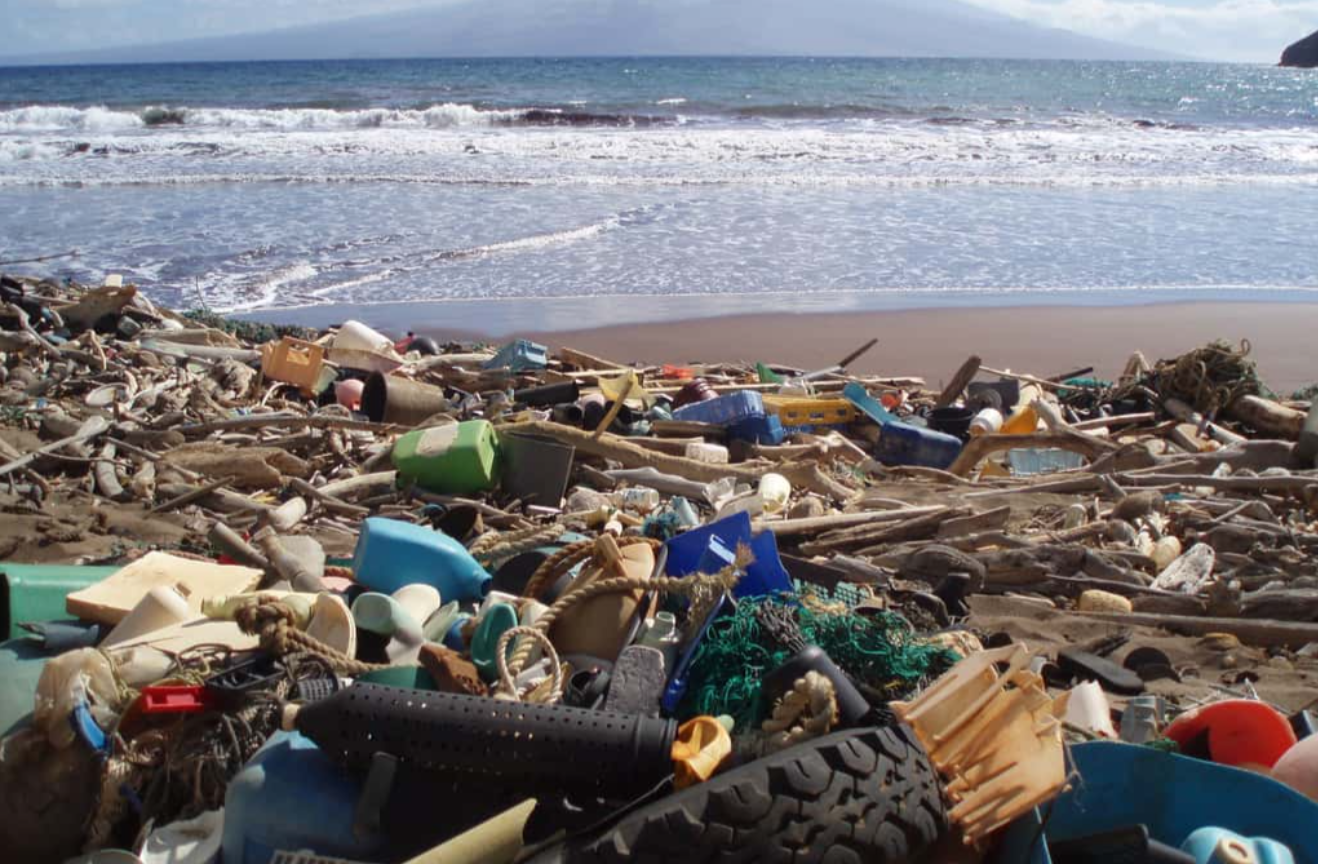 Kanapou Bay, on the Island of Kaho'olawe in Hawaii