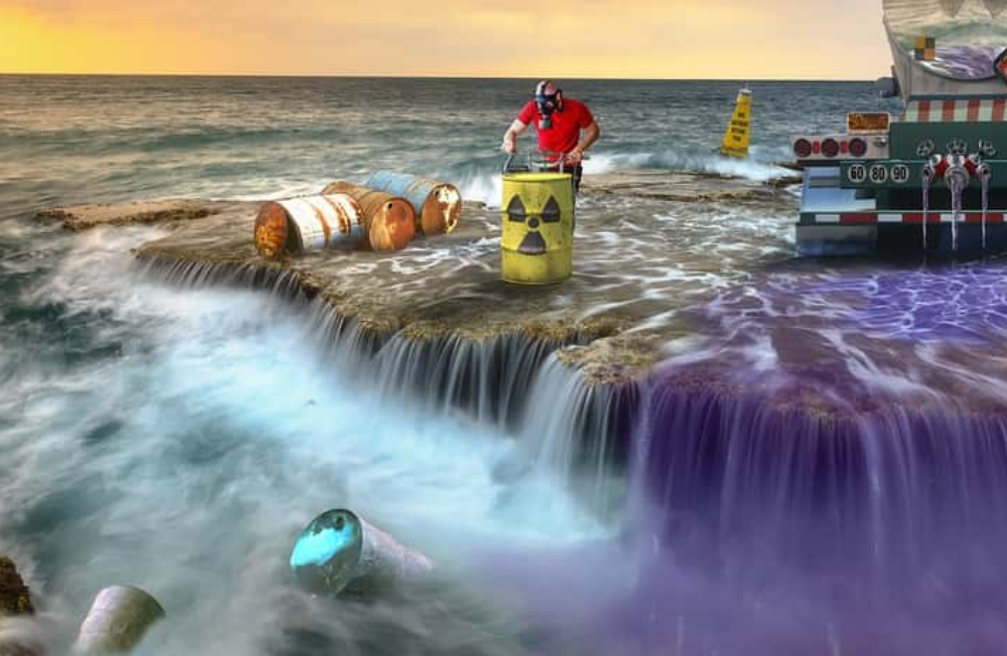 Photo Depicting Pollution, Toxic products, Environment Pollution