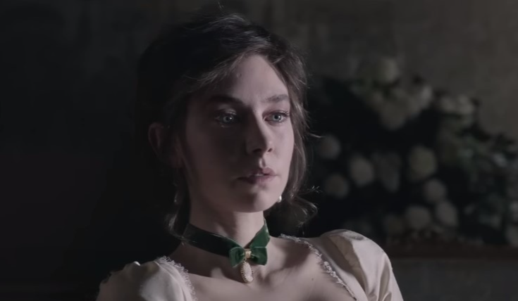 Empress Josephine in white dress and jewels