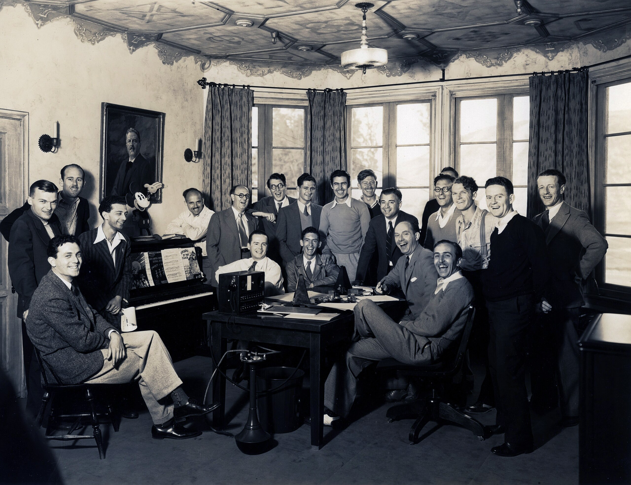 Disney With His Employees