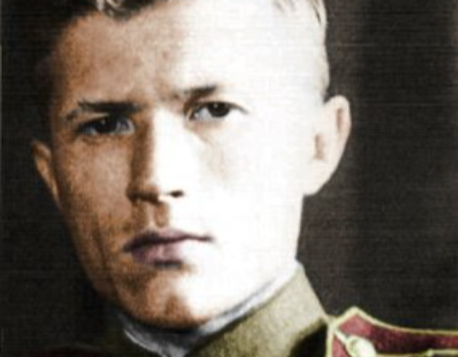 Portrait photo of the Soldier Ivan Sidorenko