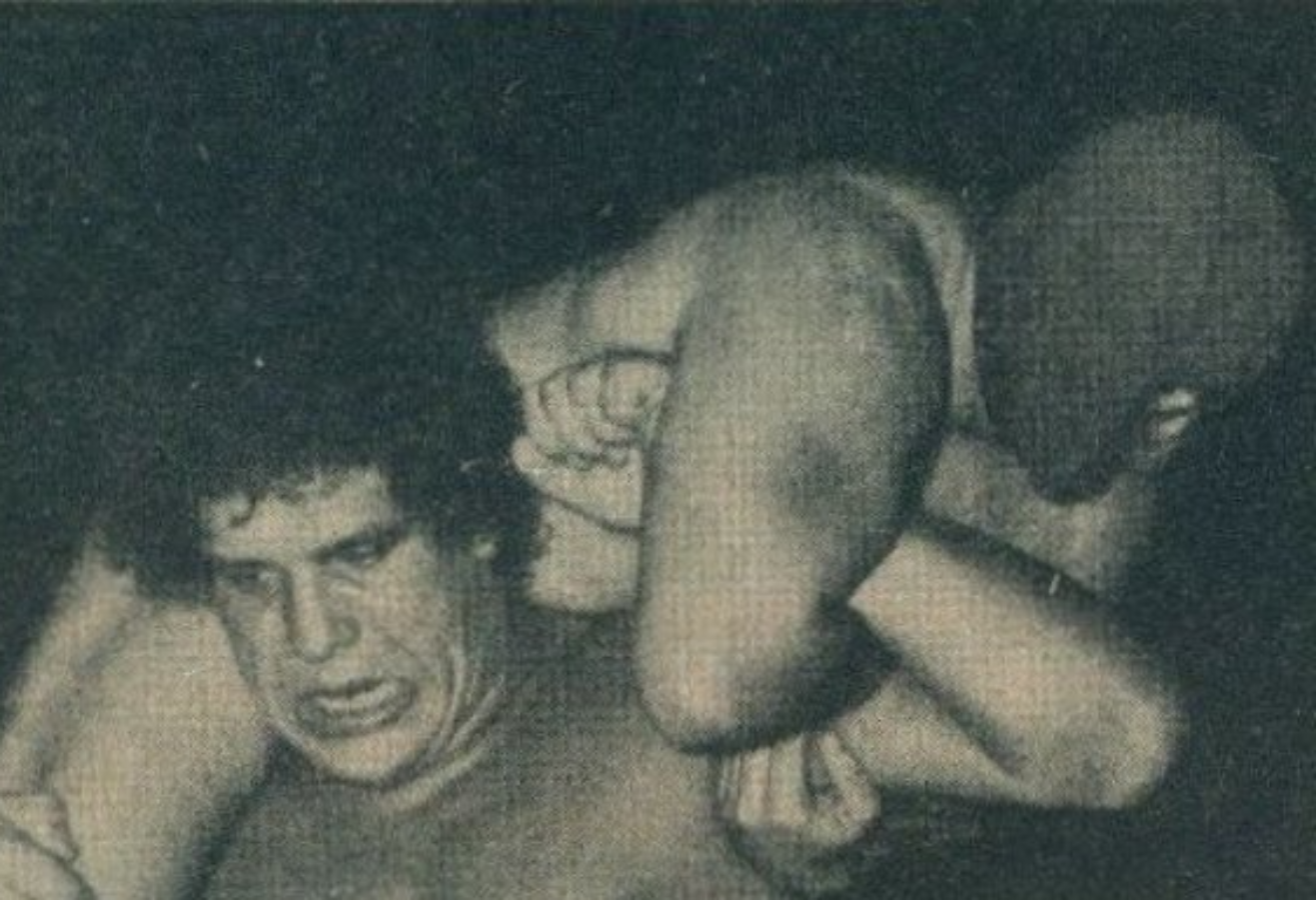 André the Giant wrestling in ring