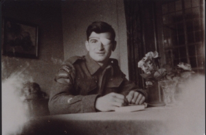 Grayscale Photo of Soldier Léo Major