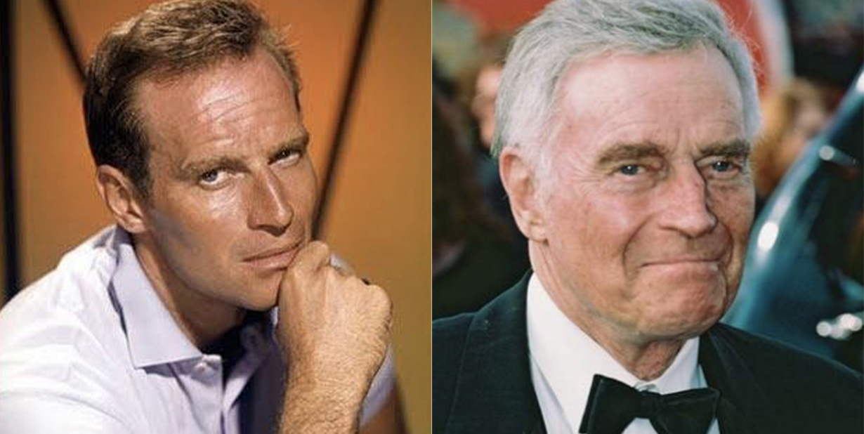 Charlton Heston Split image