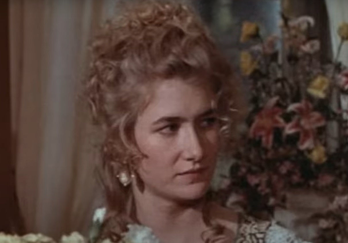 Portrait Photo of the American Actress Laura Dern portraying Claire Clairmont