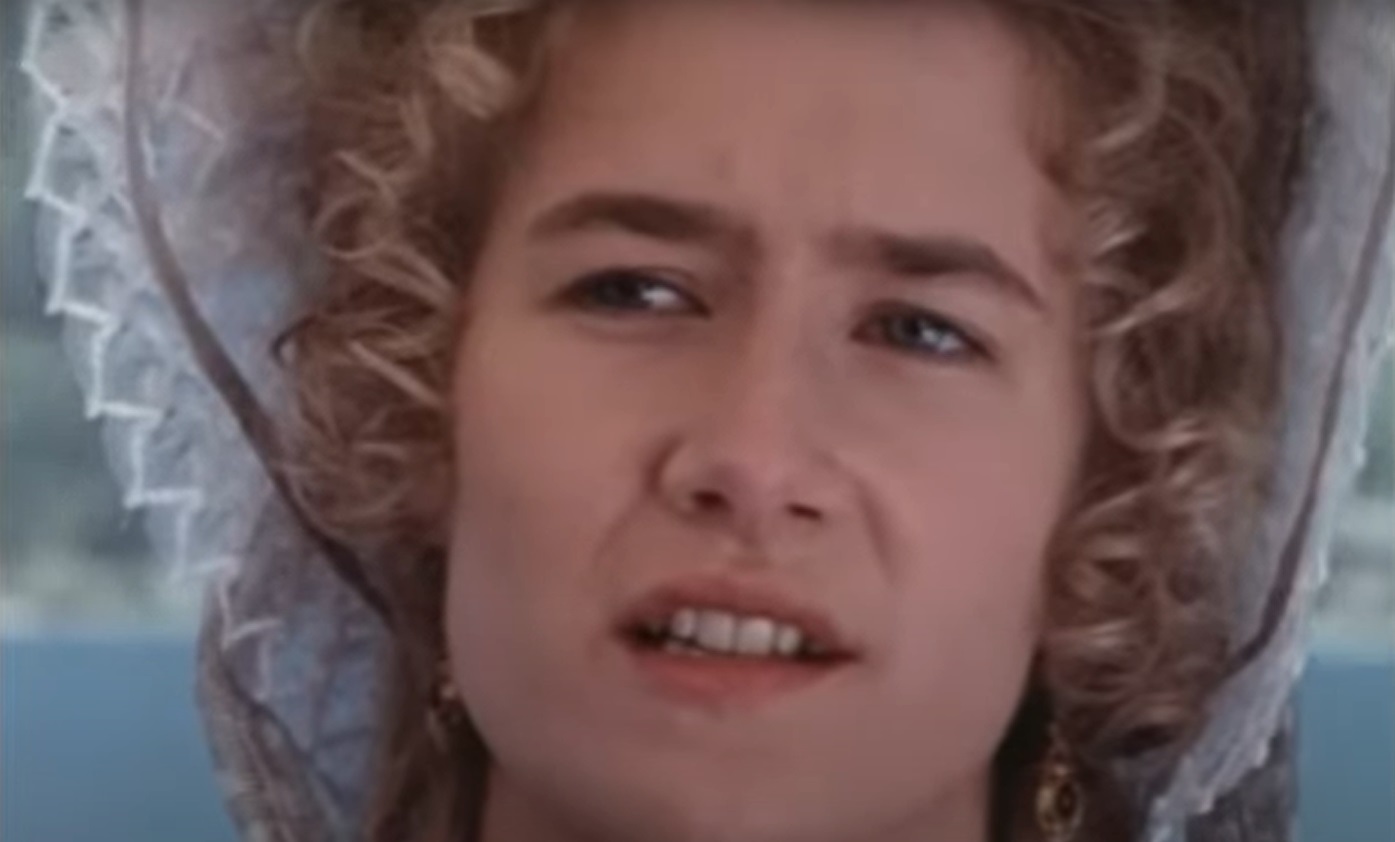 Portrait Photo of the American Actress Laura Dern portraying Claire Clairmont