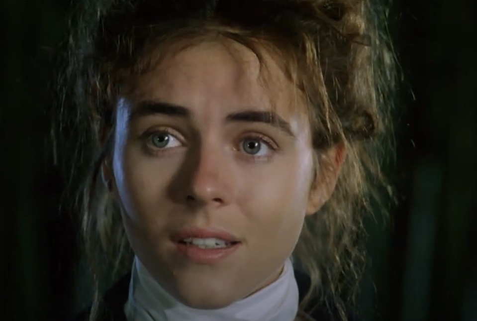 Portrait Photo of the English Actress Elizabeth Hurley portraying Claire Clairmont